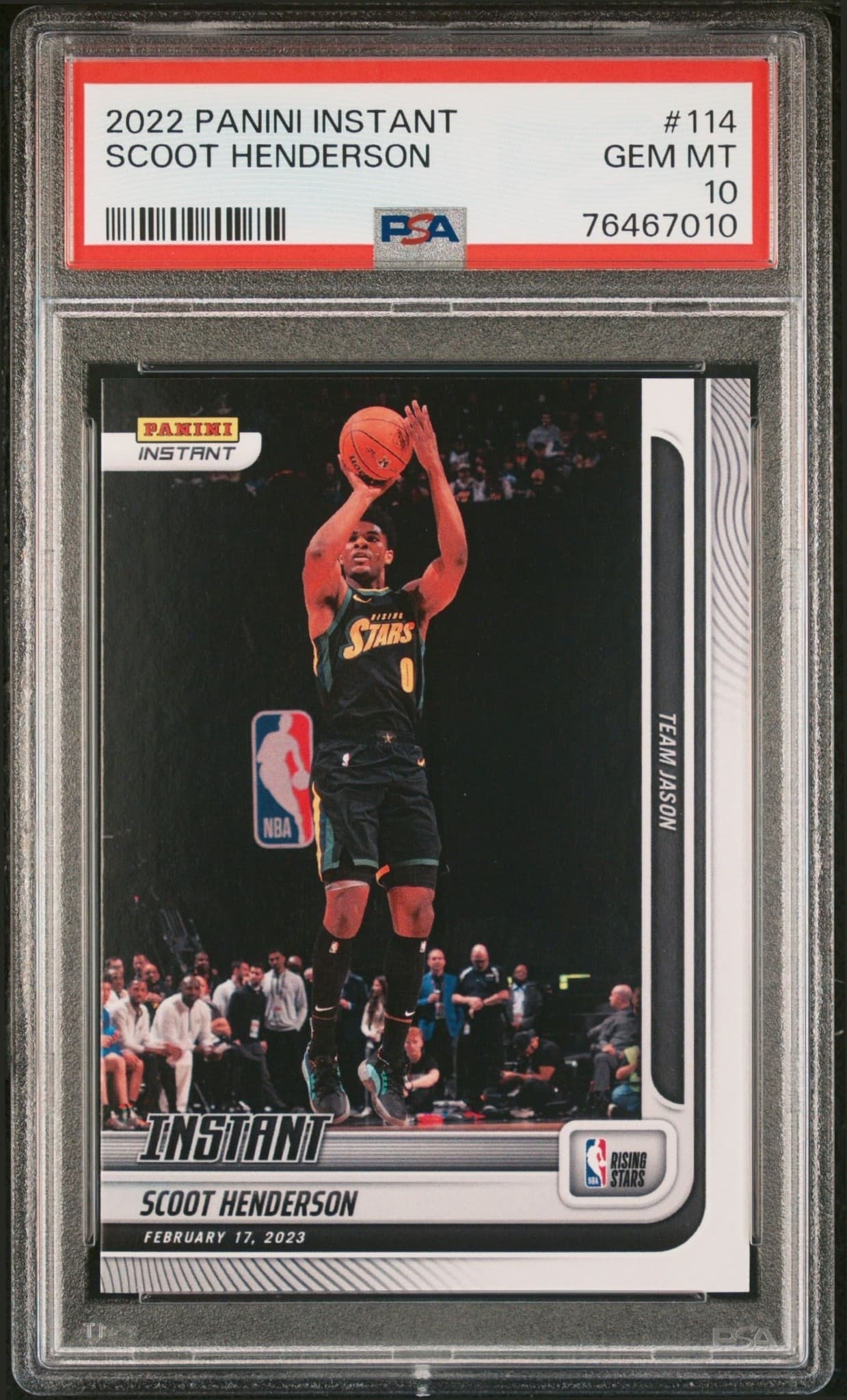 2022-23 Panini Instant Scoot Henderson #114 trading card