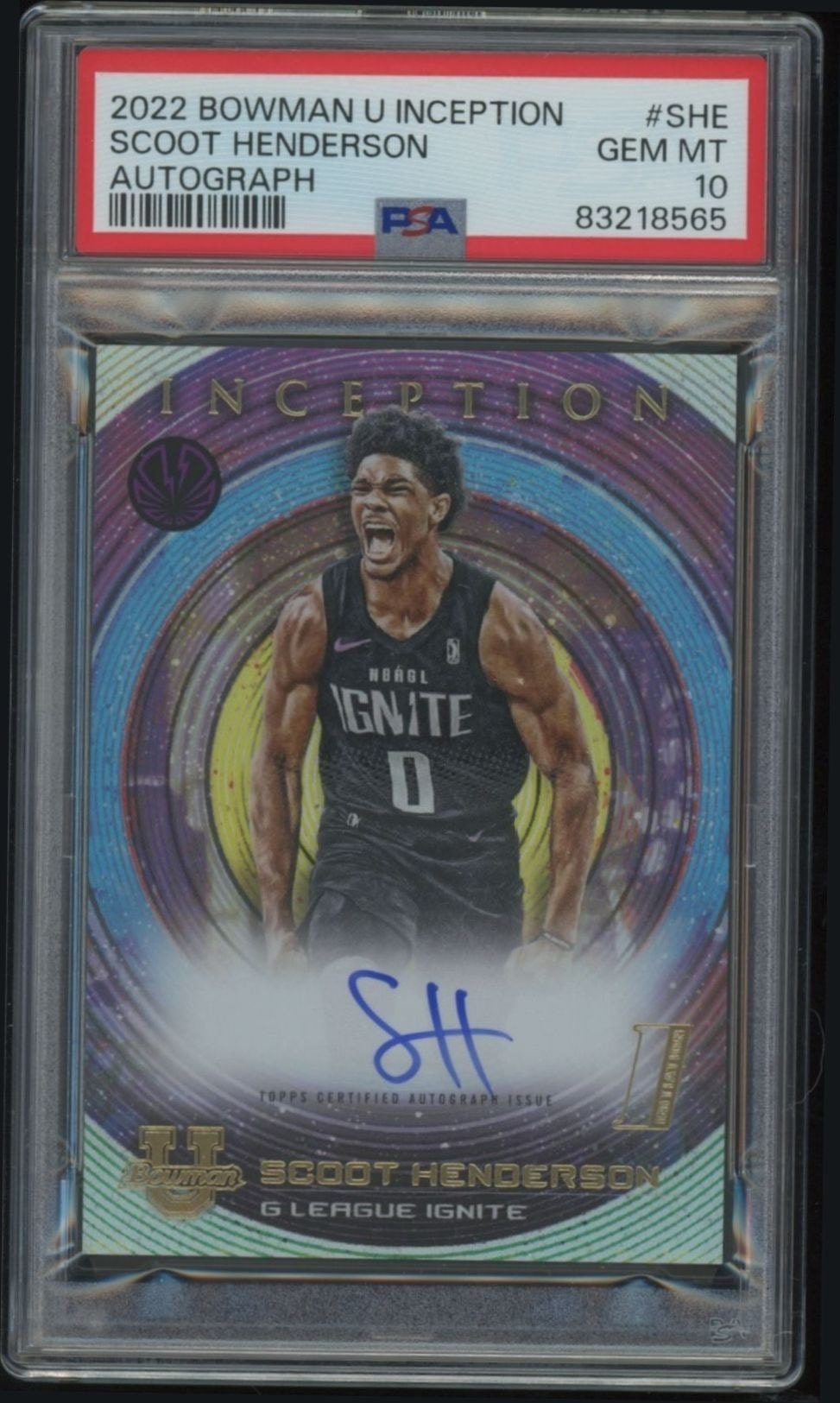 2022-23 Bowman University Inception checklist preview