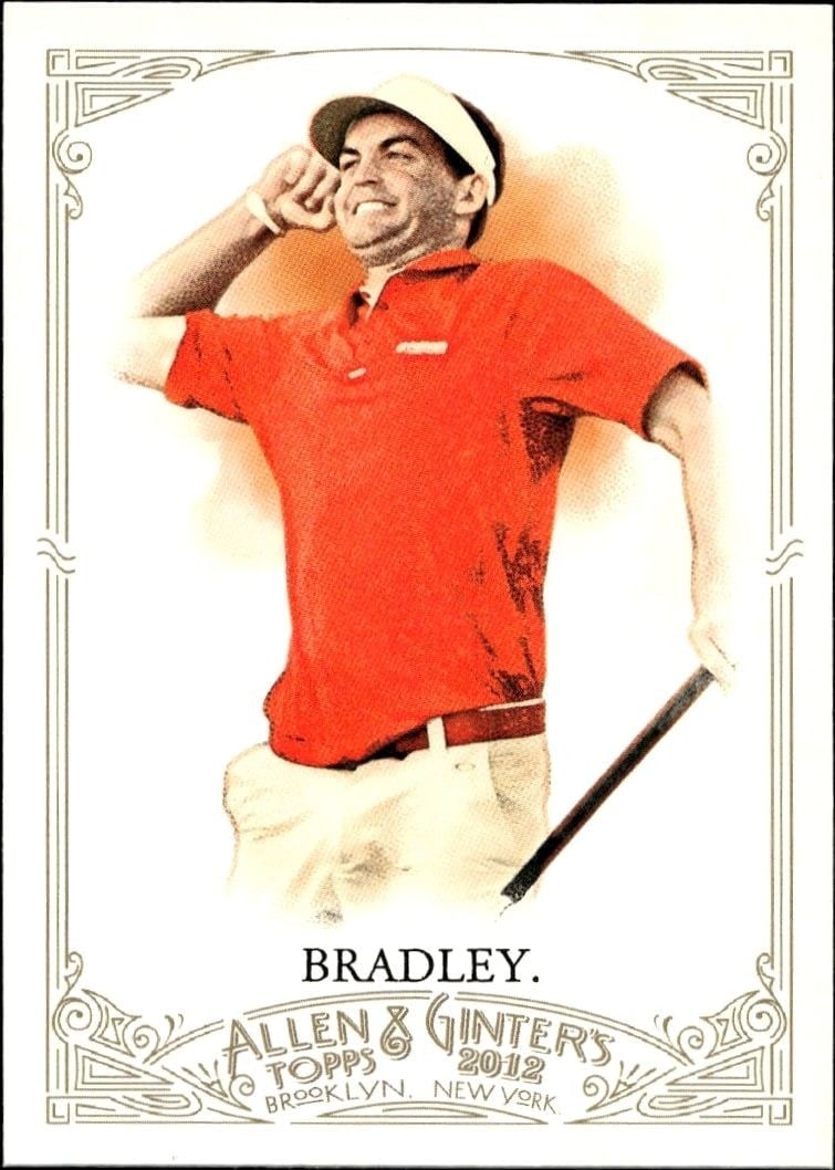 Keegan Bradley 2012 Topps Allen & Ginter #211 Baseball Trading Card - Front 2012 Topps Allen & Ginter Keegan Bradley #211 baseball trading card front
