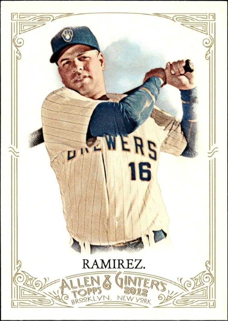 Aramis Ramirez 2012 Topps Allen & Ginter #243 Baseball Trading Card - Front 2012 Topps Allen & Ginter Aramis Ramirez #243 baseball trading card front