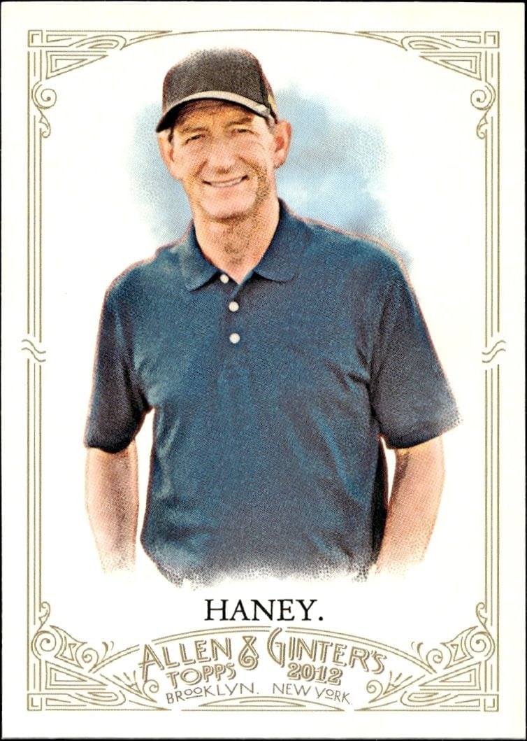 Hank Haney 2012 Topps Allen & Ginter #245 Baseball Trading Card - Front 2012 Topps Allen & Ginter Hank Haney #245 baseball trading card front