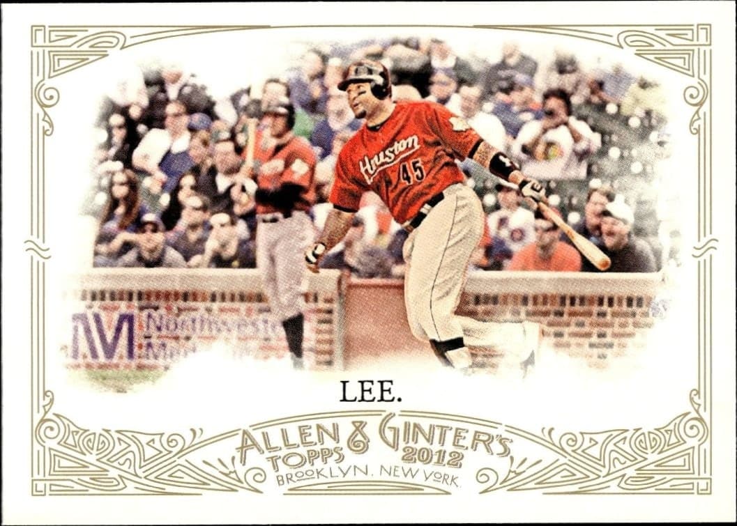 2012 Topps Allen & Ginter Carlos Lee #234 trading card