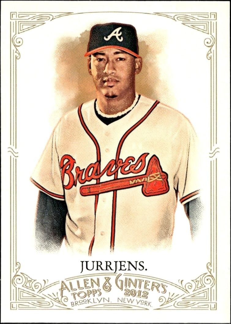 2012 Topps Allen & Ginter Jair Jurrjens #22 trading card