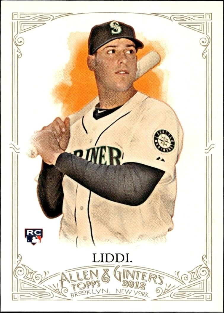 Alex Liddi 2012 Topps Allen & Ginter #260 Baseball Trading Card - Front 2012 Topps Allen & Ginter Alex Liddi #260 baseball trading card front