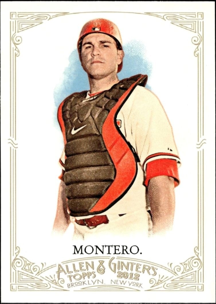 2012 Topps Allen & Ginter Miguel Montero #20 trading card