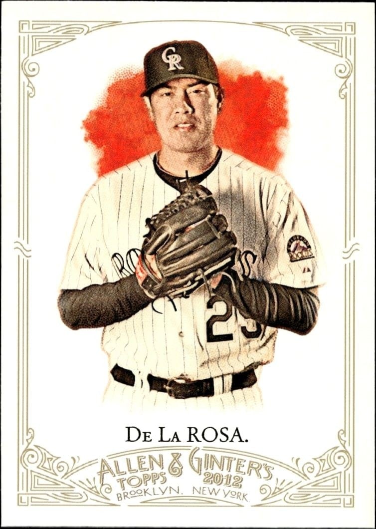 2012 Topps Allen & Ginter Jorge de la Rosa #253 trading card