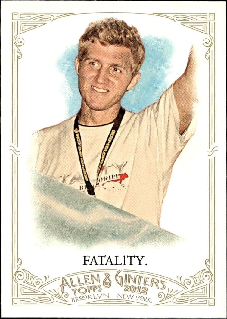Fatality 2012 Topps Allen & Ginter #278 Baseball Trading Card - Front 2012 Topps Allen & Ginter Fatality #278 baseball trading card front