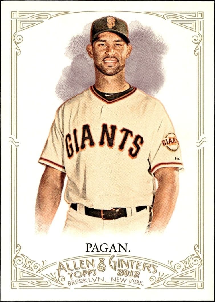 2012 Topps Allen & Ginter Angel Pagan #268 trading card