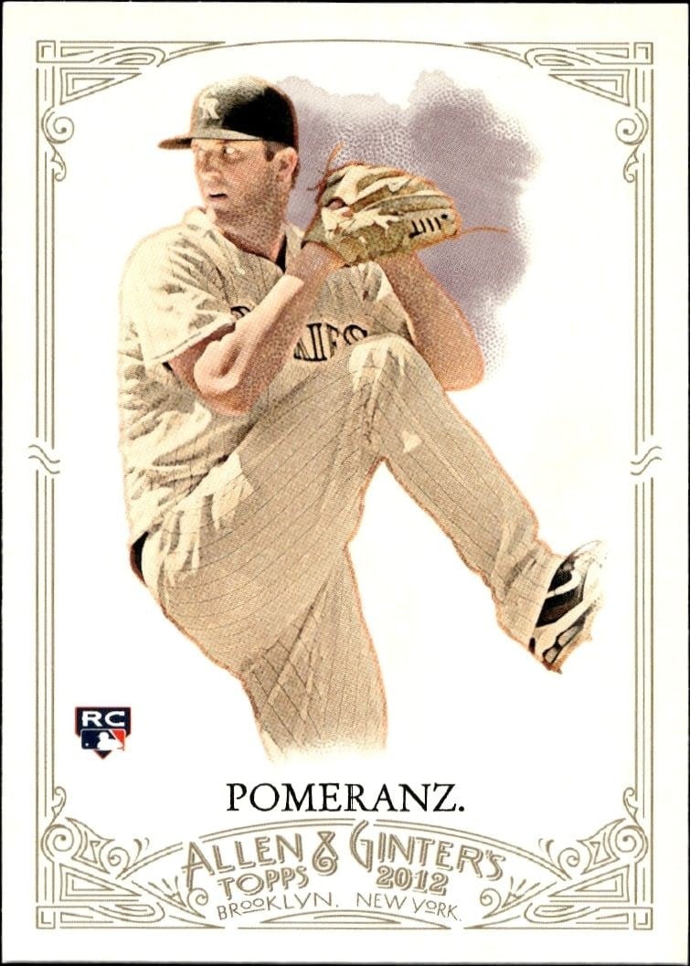 2012 Topps Allen & Ginter Drew Pomeranz #295 trading card
