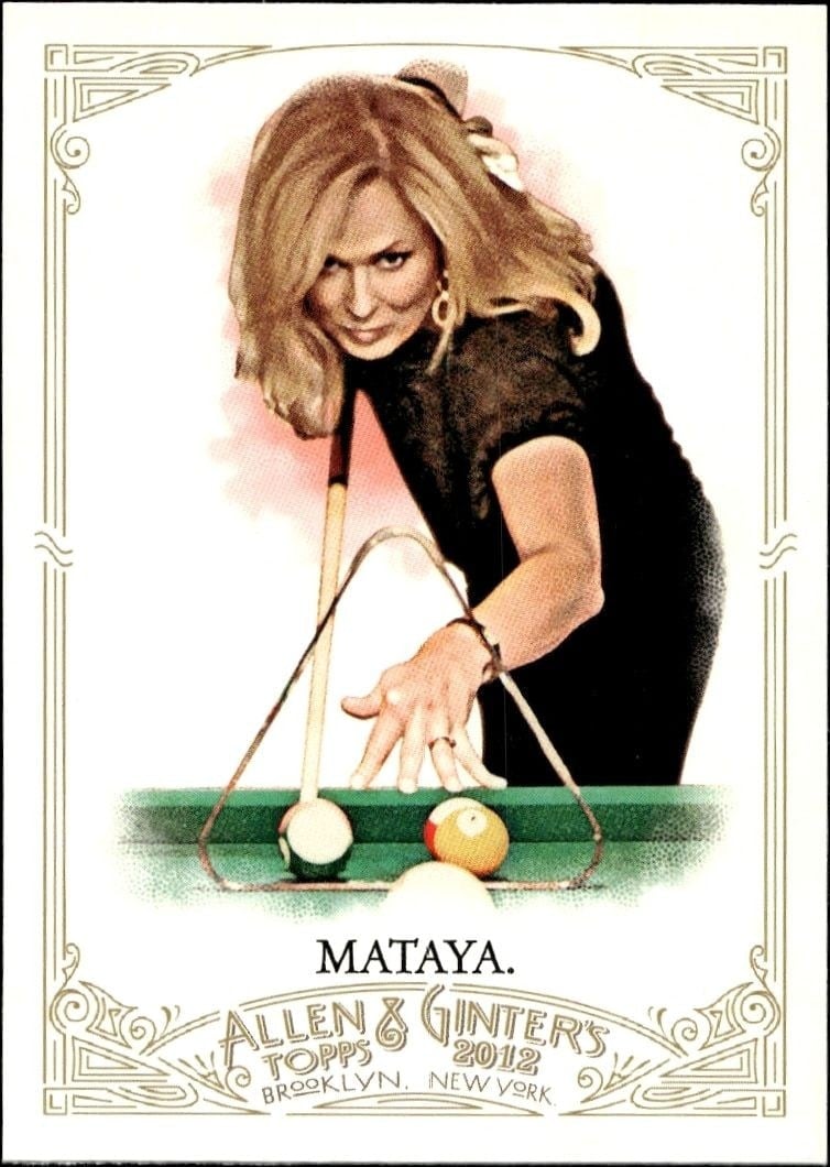 Ewa Mataya 2012 Topps Allen & Ginter #45 Baseball Trading Card - Front 2012 Topps Allen & Ginter Ewa Mataya #45 baseball trading card front
