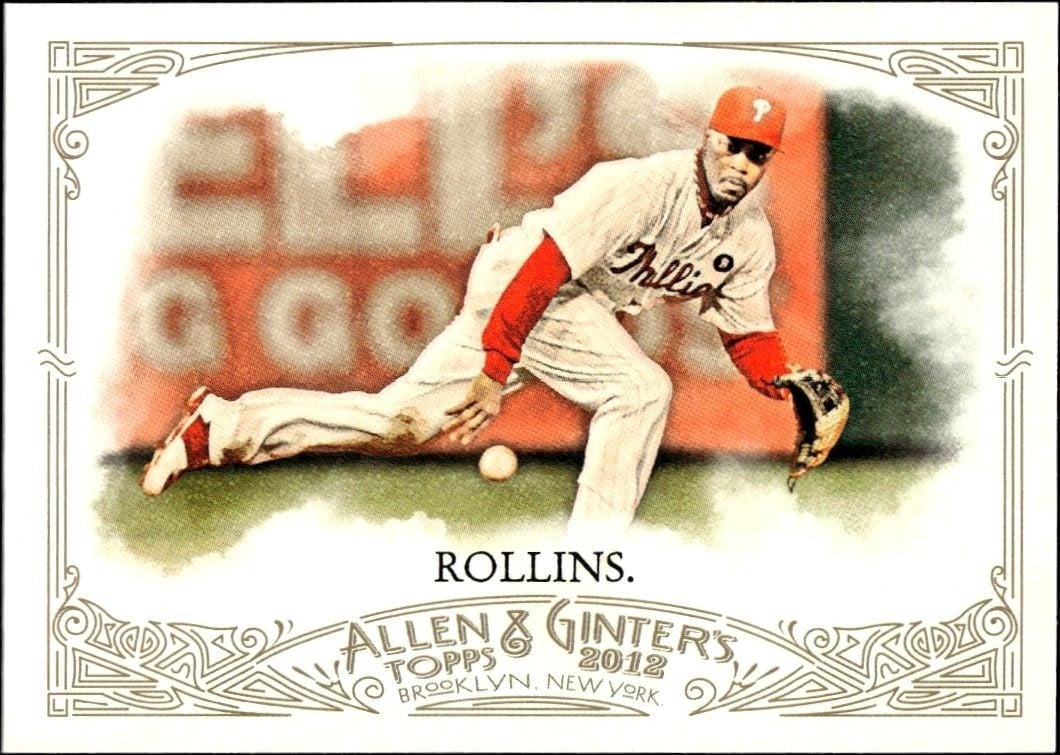 2012 Topps Allen & Ginter Jimmy Rollins #40 trading card