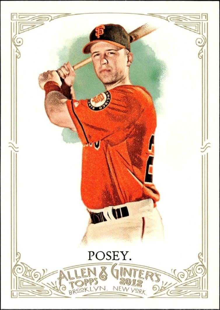 2012 Topps Allen & Ginter Buster Posey #47 trading card