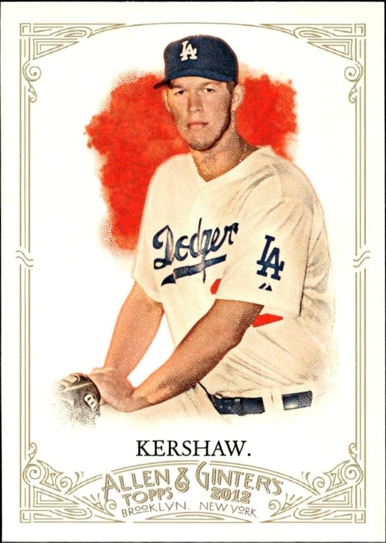 2012 Topps Allen & Ginter Clayton Kershaw #41 trading card