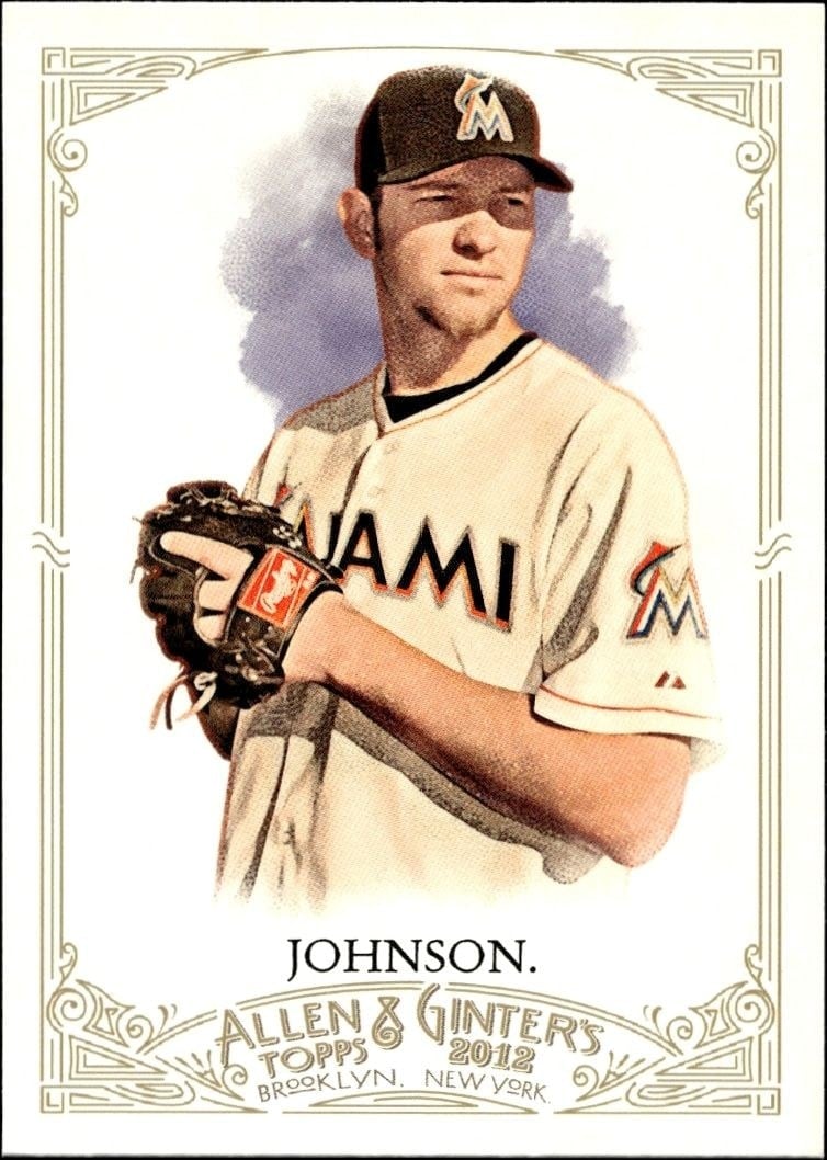 2012 Topps Allen & Ginter Josh Johnson #43 trading card