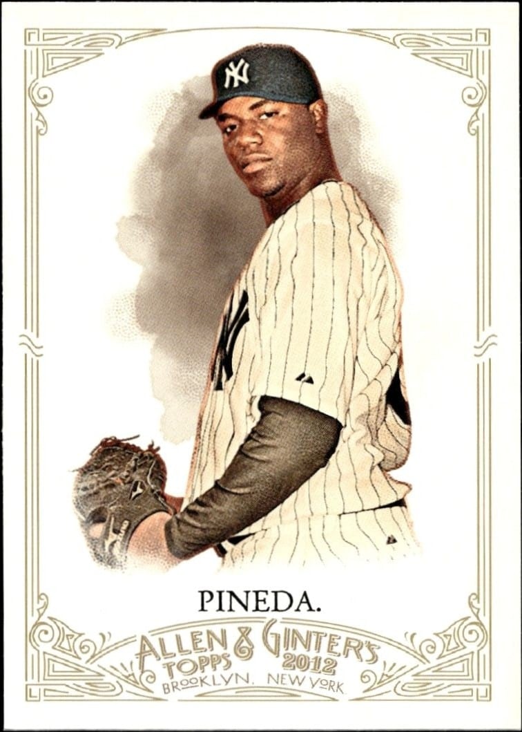 Michael Pineda 2012 Topps Allen & Ginter #57 Baseball Trading Card - Front 2012 Topps Allen & Ginter Michael Pineda #57 baseball trading card front