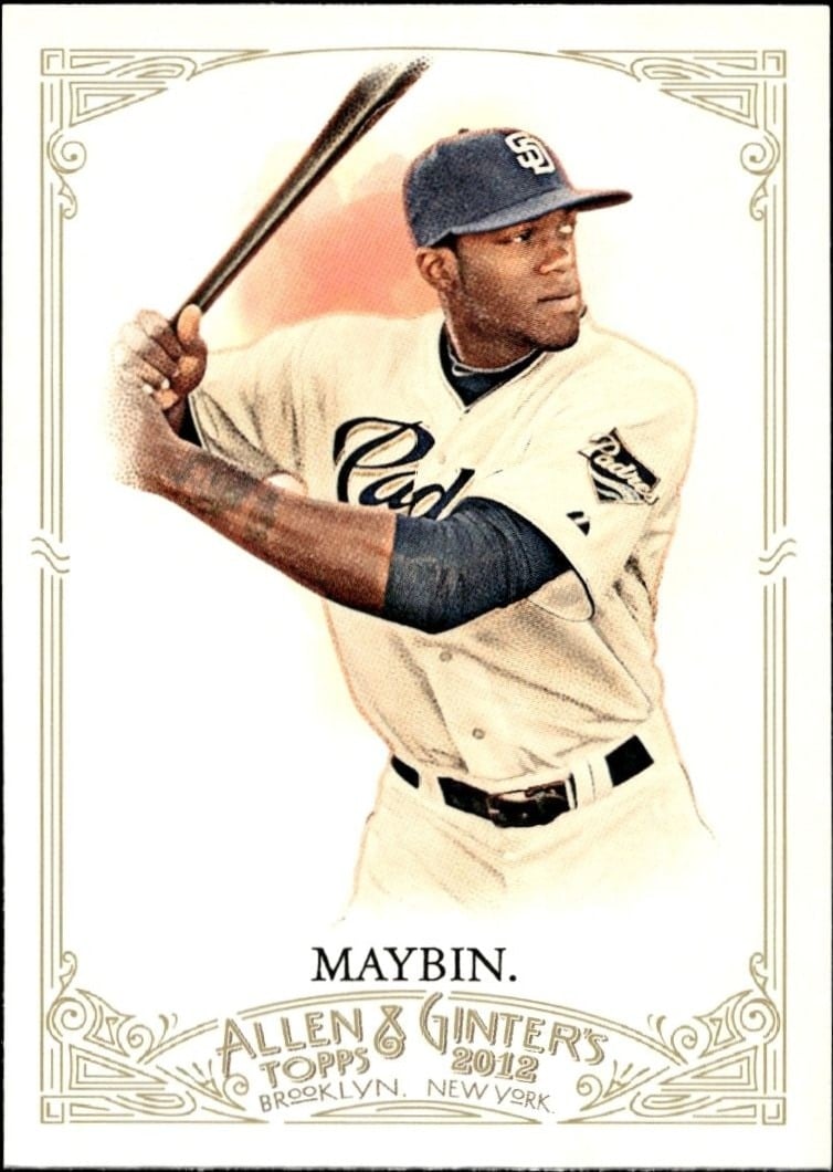 2012 Topps Allen & Ginter Cameron Maybin #52 trading card