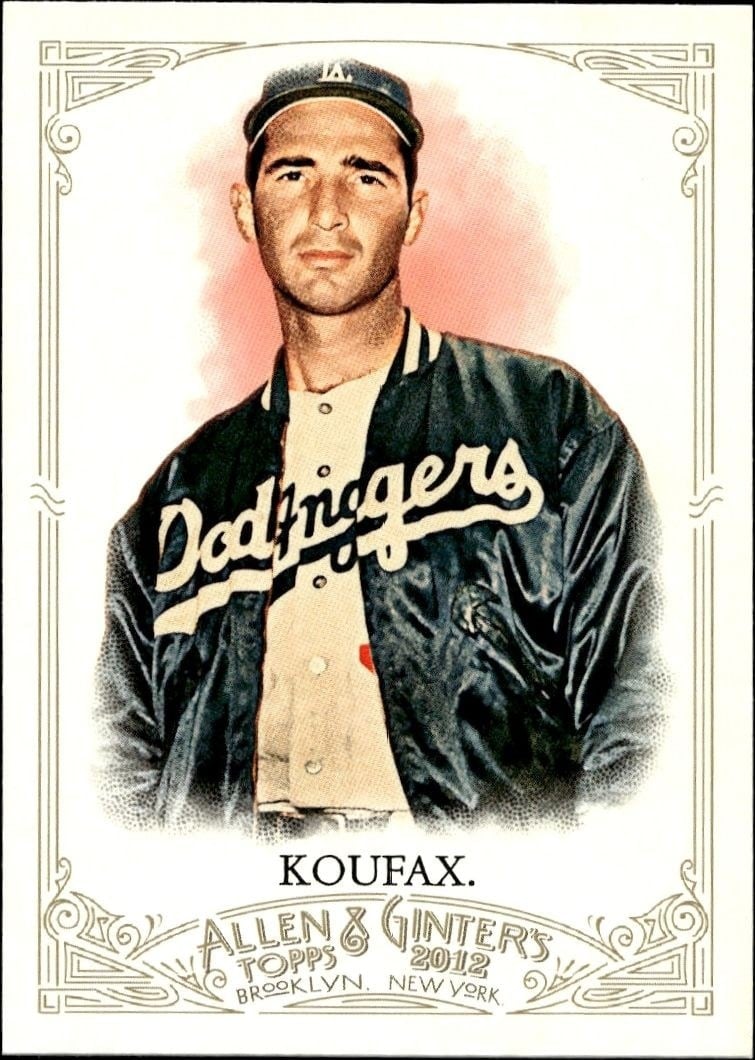 2012 Topps Allen & Ginter Sandy Koufax #99 trading card