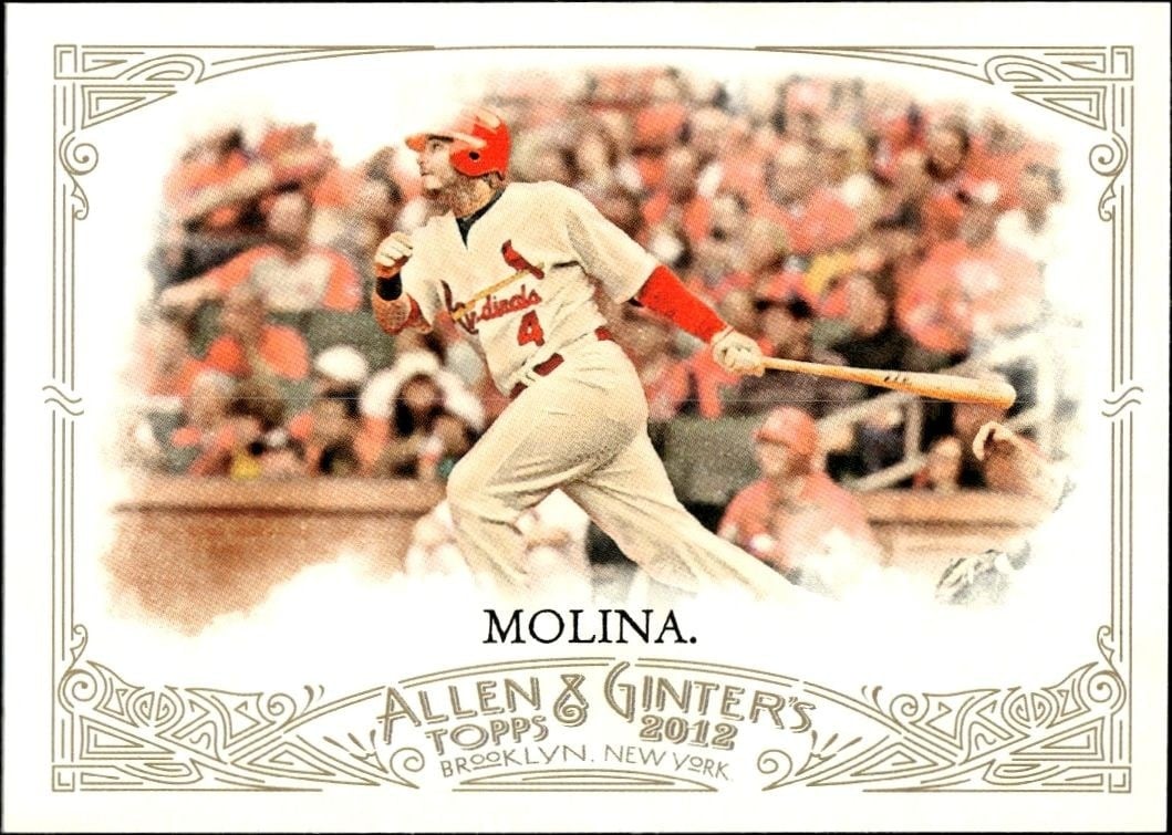 2012 Topps Allen & Ginter Yadier Molina #66 trading card