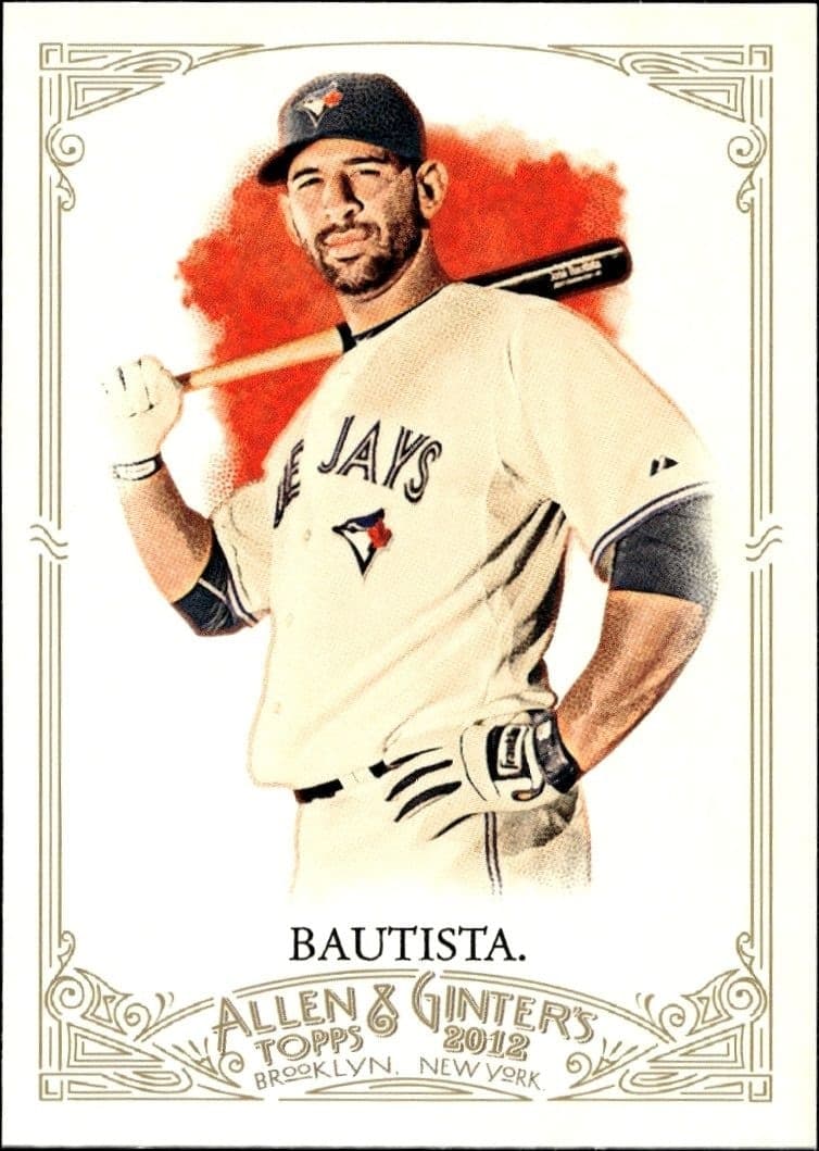 2012 Topps Allen & Ginter Jose Bautista #93 trading card
