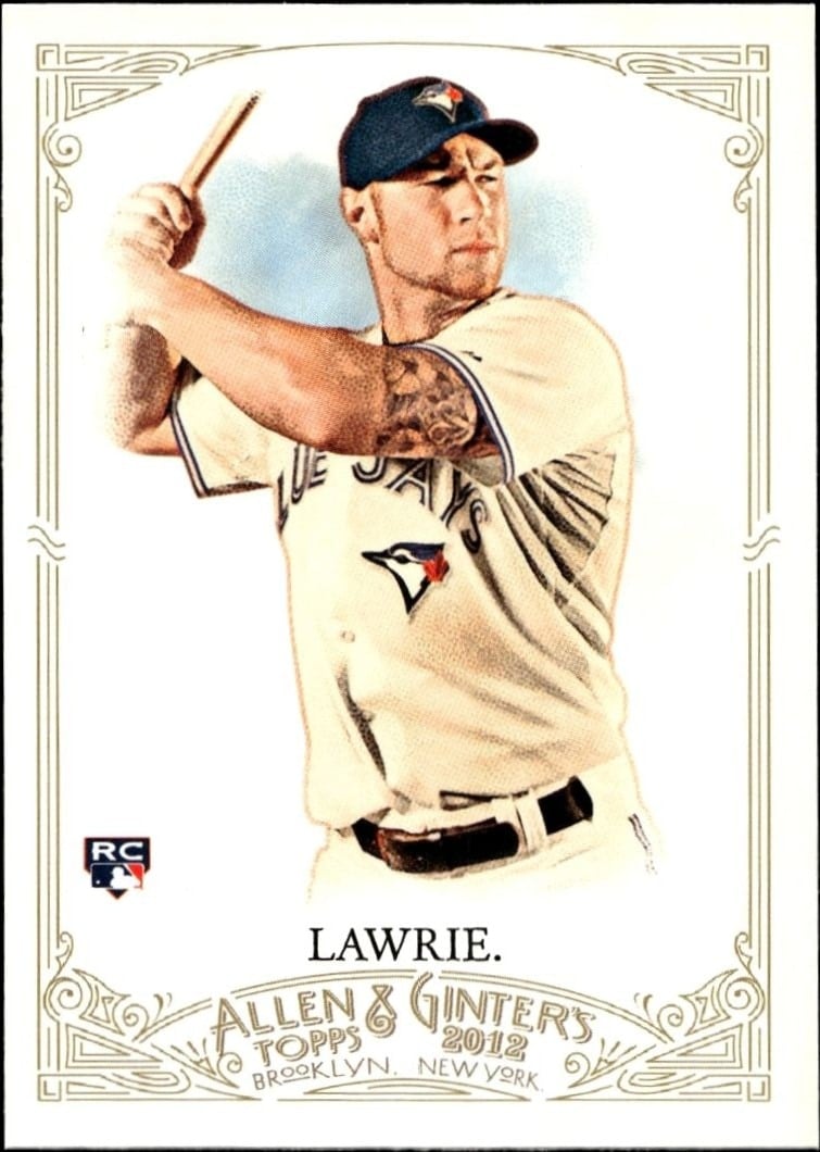 2012 Topps Allen & Ginter Brett Lawrie #122 trading card