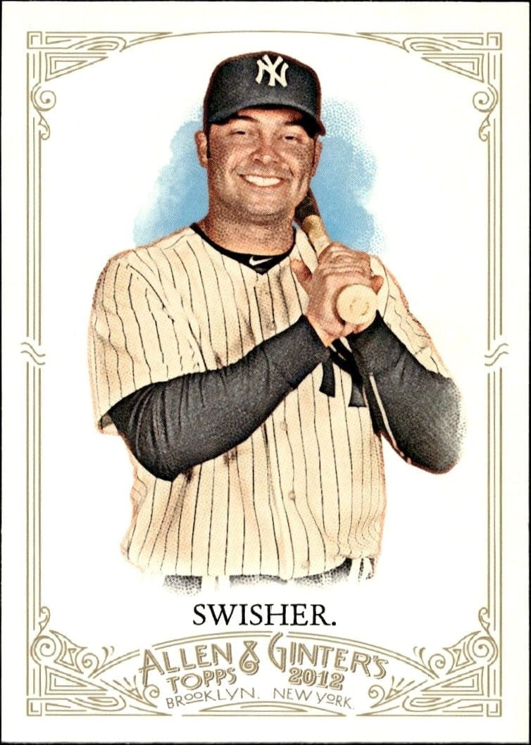 2012 Topps Allen & Ginter Nick Swisher #117 trading card