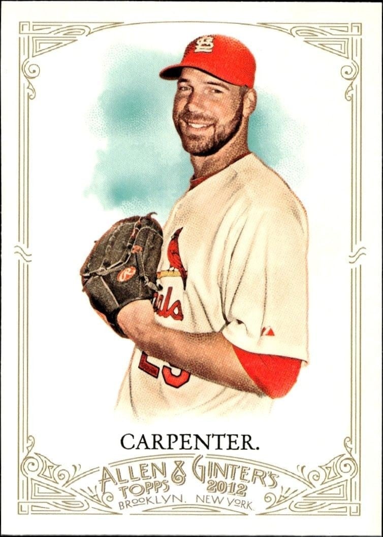 2012 Topps Allen & Ginter Chris Carpenter #112 trading card