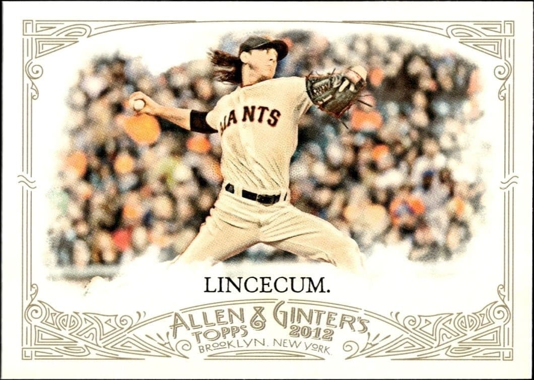 2012 Topps Allen & Ginter Tim Lincecum #109 trading card