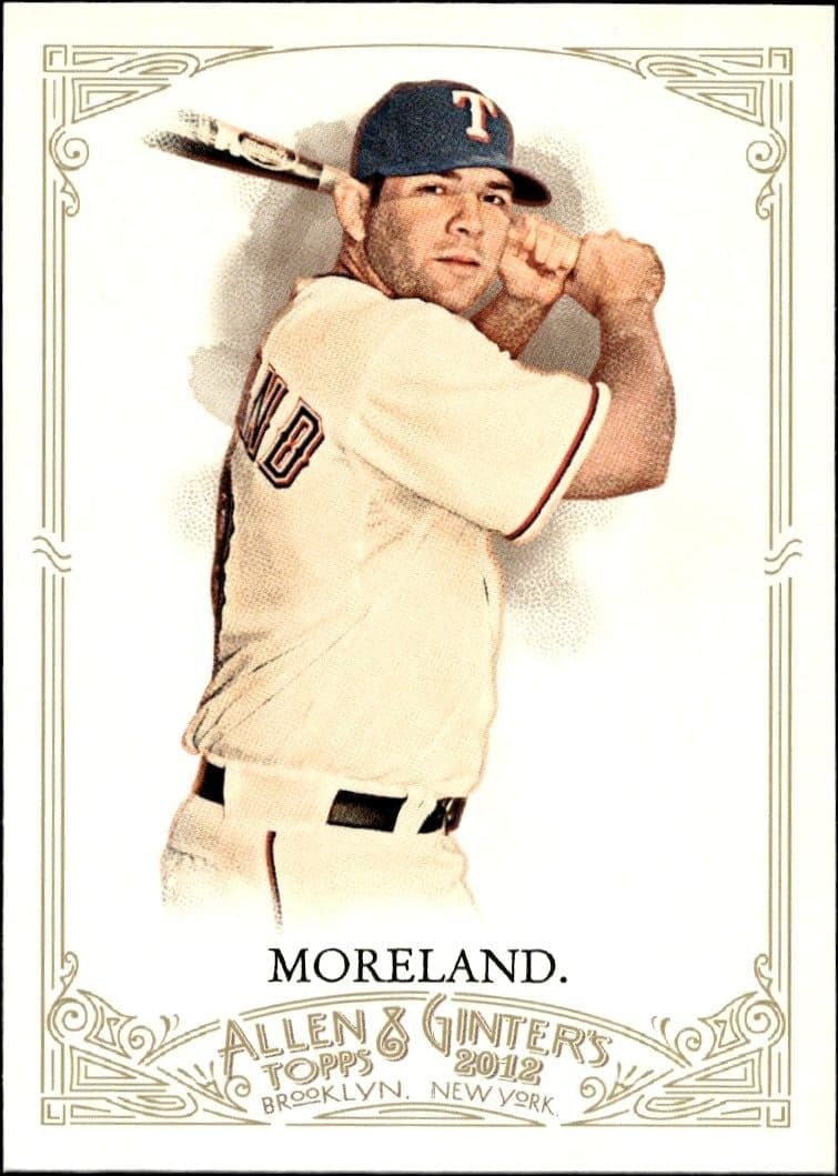 2012 Topps Allen & Ginter Mitch Moreland #8 trading card