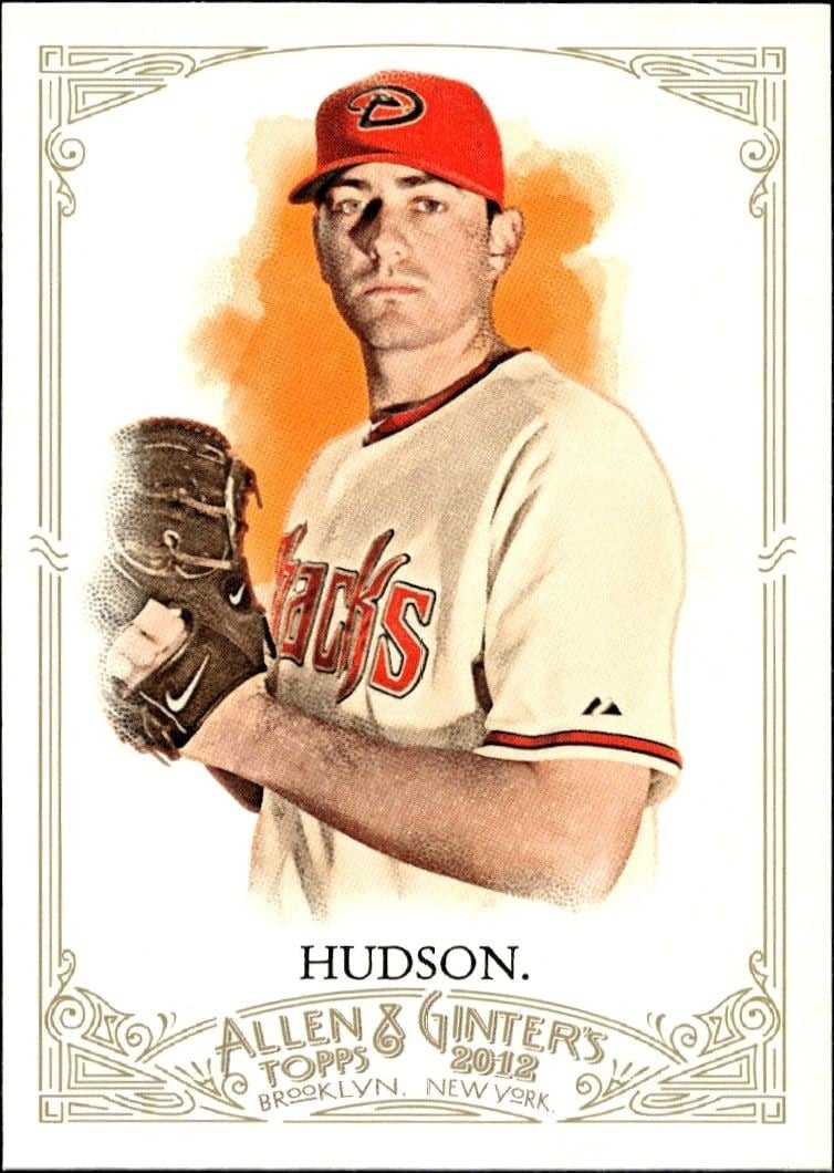 Daniel Hudson 2012 Topps Allen & Ginter #132 Baseball Trading Card - Front 2012 Topps Allen & Ginter Daniel Hudson #132 baseball trading card front