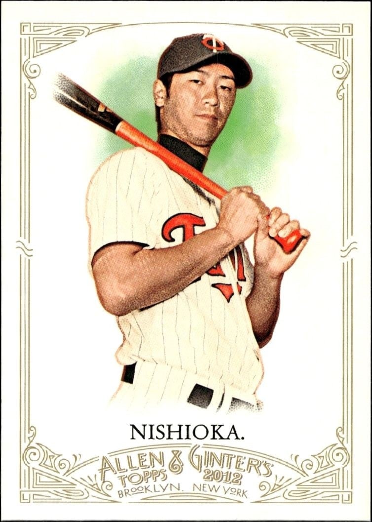 2012 Topps Allen & Ginter Tsuyoshi Nishioka #147 trading card