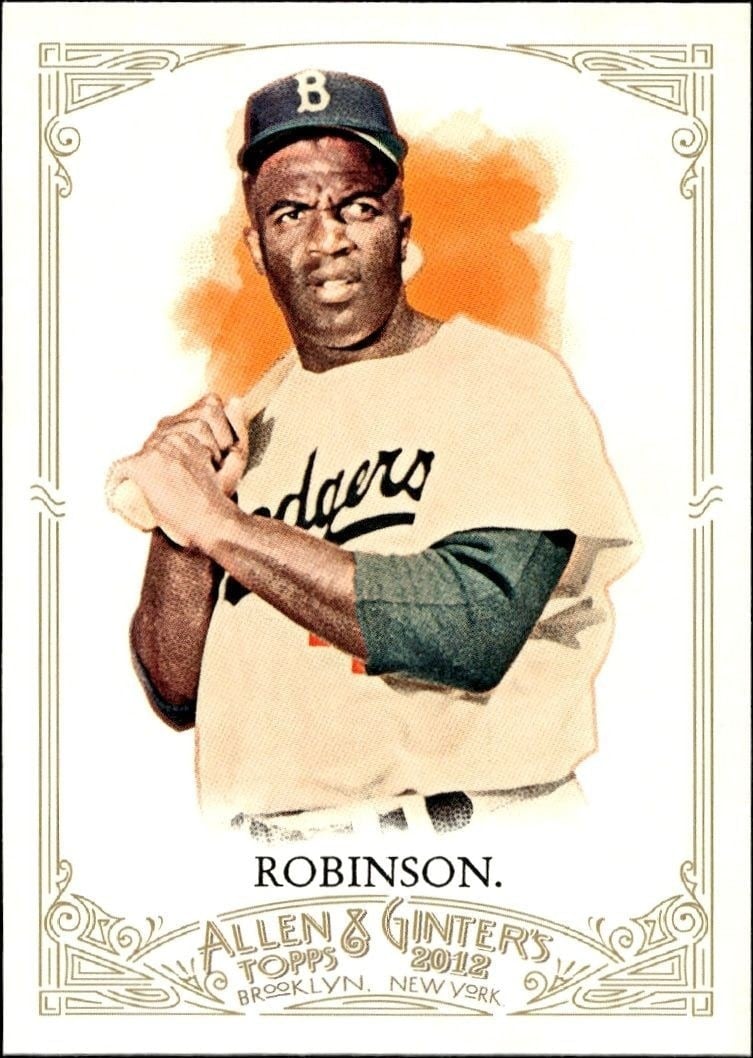2012 Topps Allen & Ginter Jackie Robinson #31 trading card
