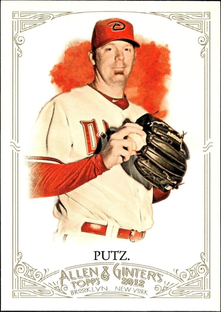 2012 Topps Allen & Ginter J.J. Putz #167 trading card