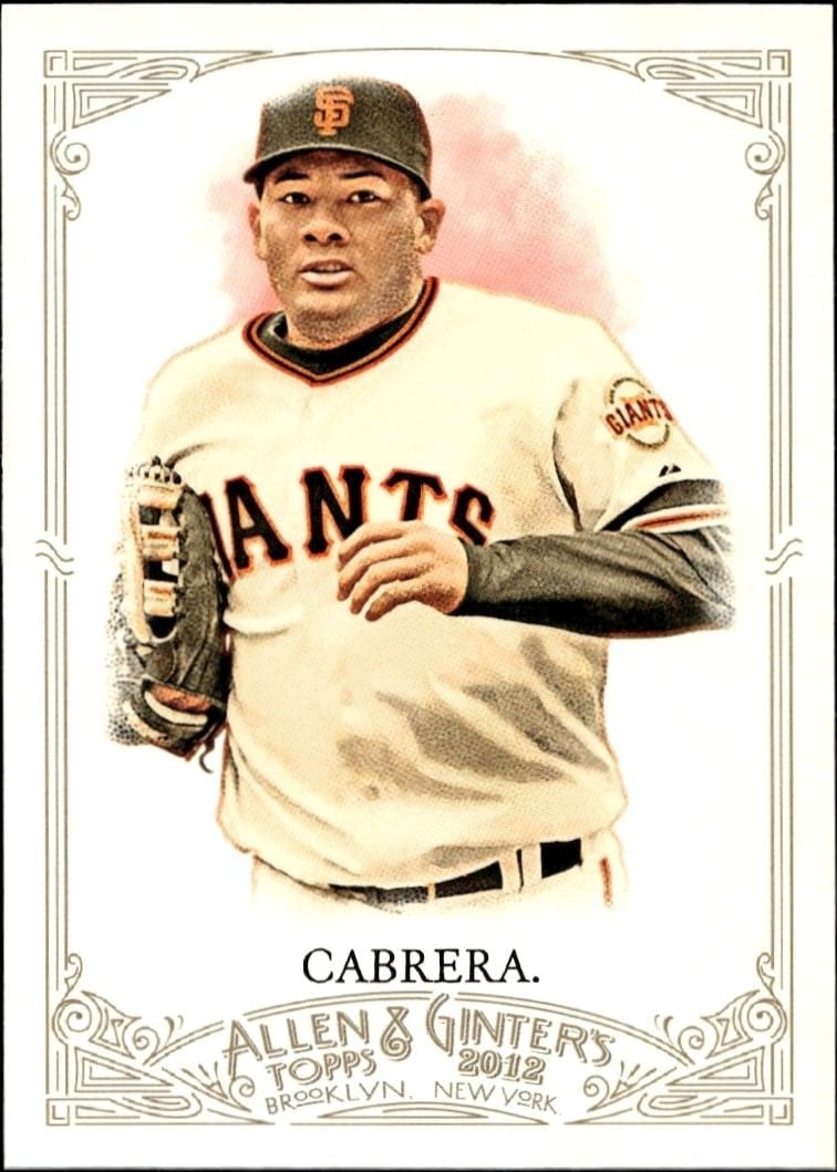 2012 Topps Allen & Ginter Melky Cabrera #158 trading card