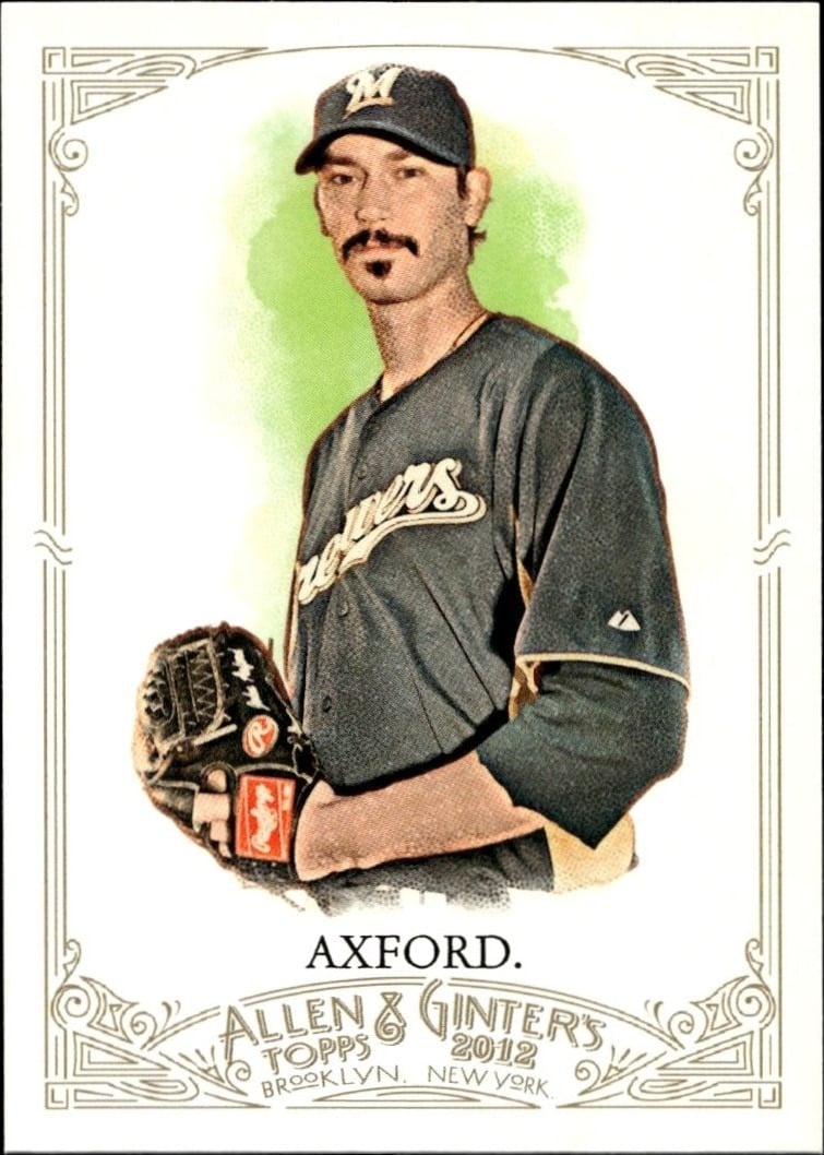 2012 Topps Allen & Ginter John Axford #187 trading card