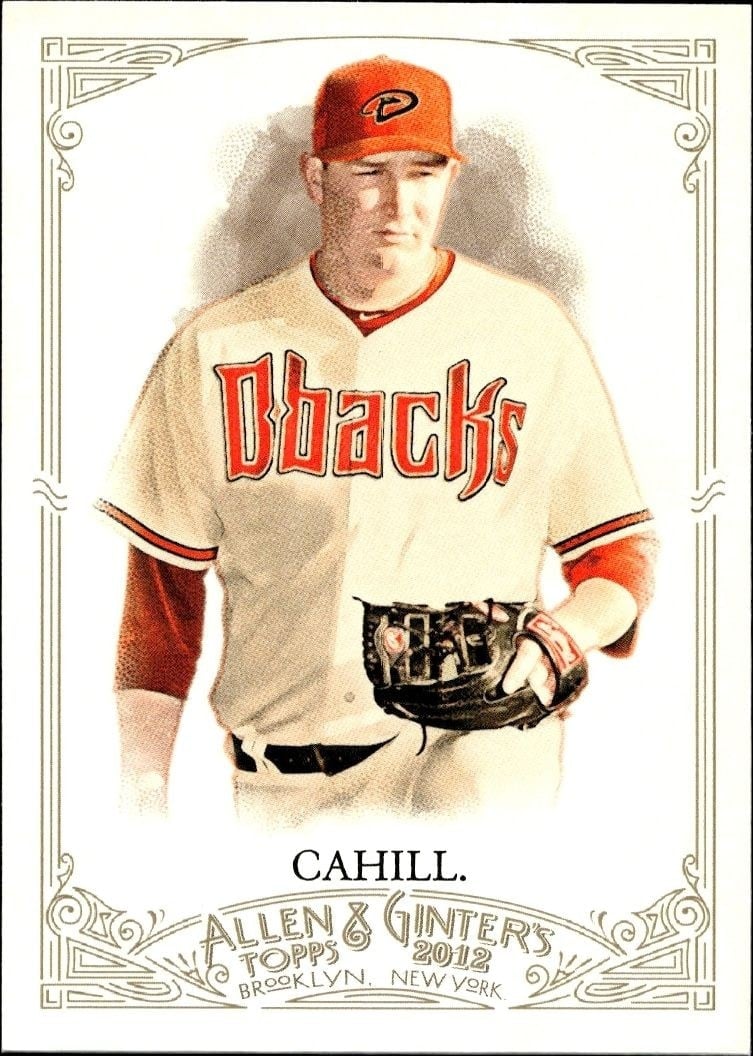 2012 Topps Allen & Ginter Trevor Cahill #156 trading card