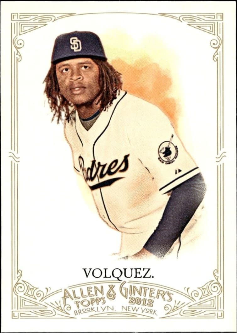 2012 Topps Allen & Ginter Edinson Volquez #155 trading card