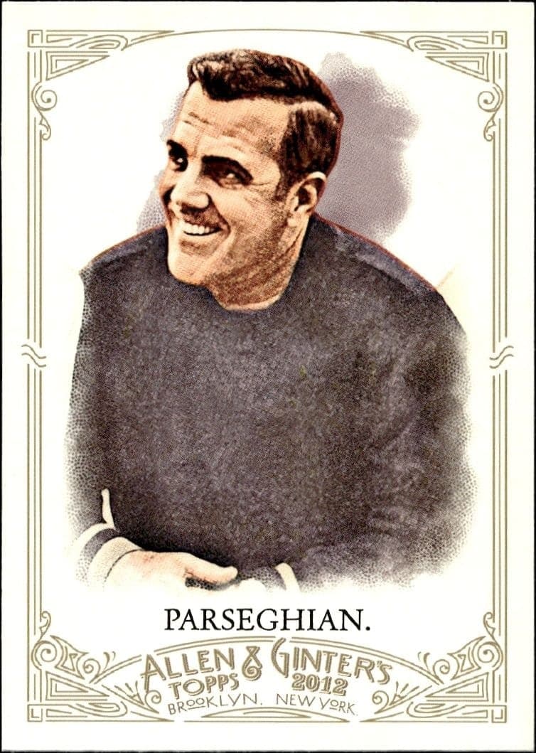 2012 Topps Allen & Ginter Ara Parseghian #184 trading card