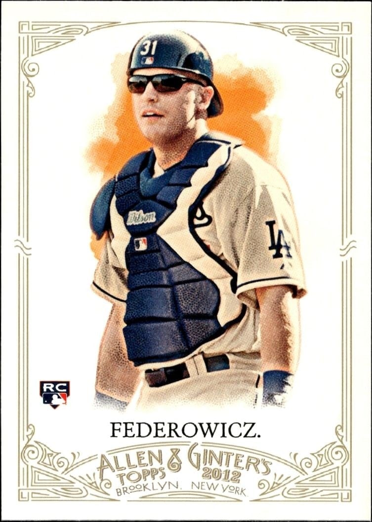 2012 Topps Allen & Ginter Tim Federowicz #180 trading card
