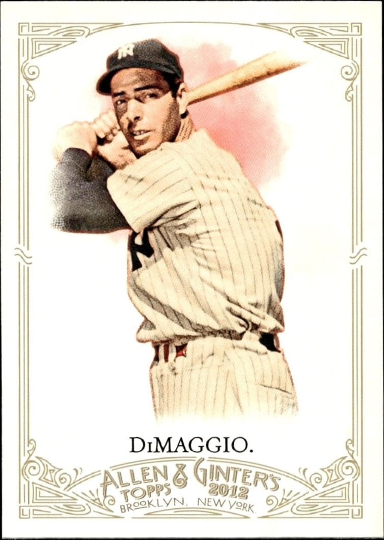 2012 Topps Allen & Ginter Joe DiMaggio #181 trading card