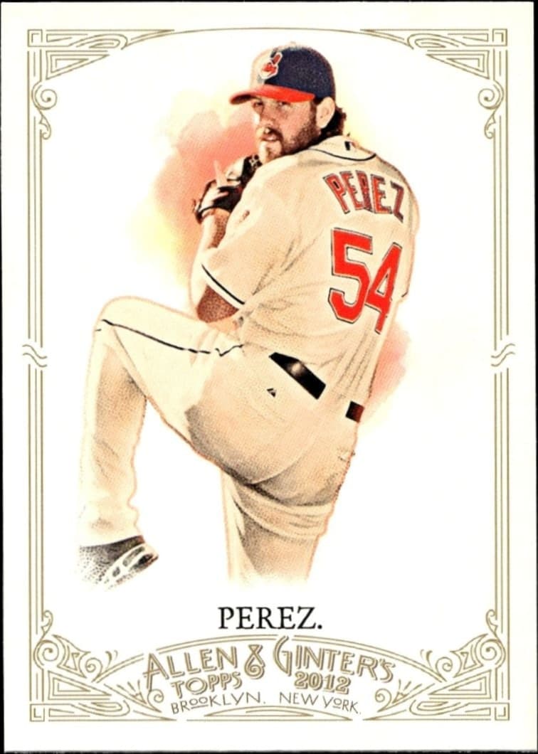 2012 Topps Allen & Ginter Chris Perez #172 trading card