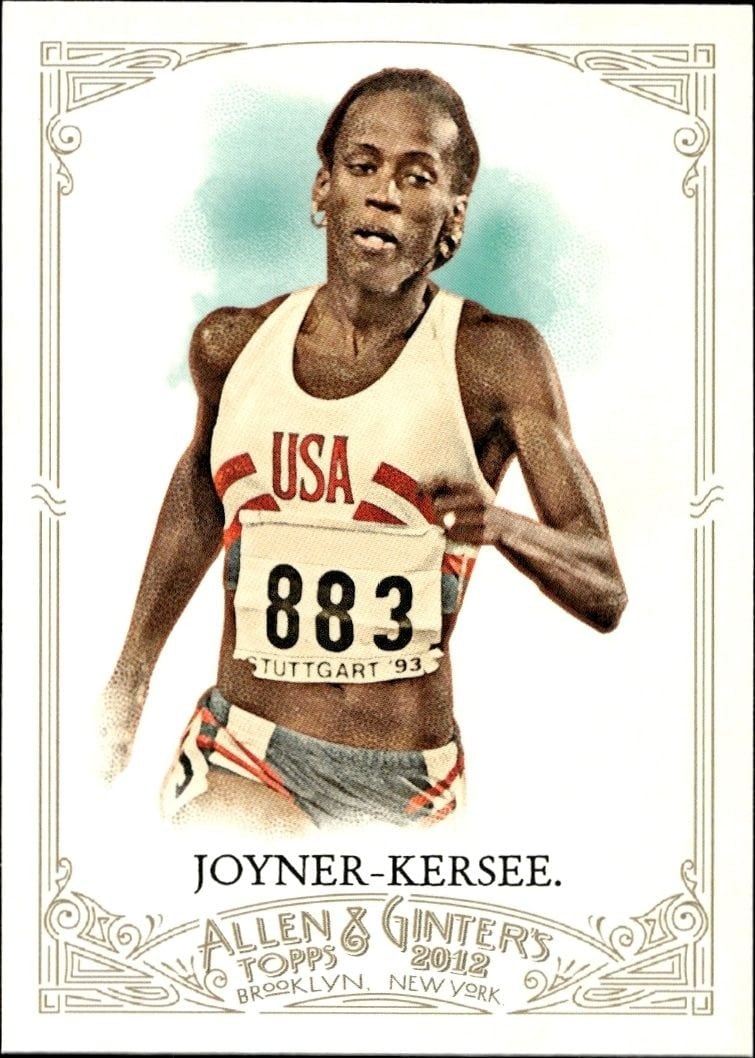 Jackie Joyner-Kersee 2012 Topps Allen & Ginter #193 Baseball Trading Card - Front 2012 Topps Allen & Ginter Jackie Joyner-Kersee #193 baseball trading card front