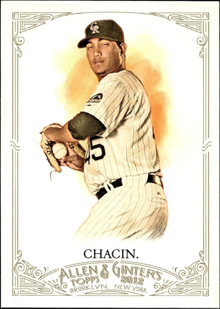 2012 Topps Allen & Ginter Jhoulys Chacin #195 trading card