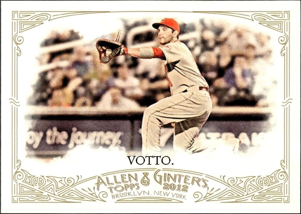 2012 Topps Allen & Ginter Joey Votto #206 trading card