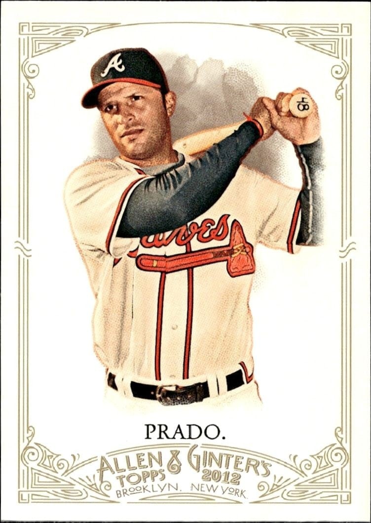 2012 Topps Allen & Ginter Martin Prado #208 trading card