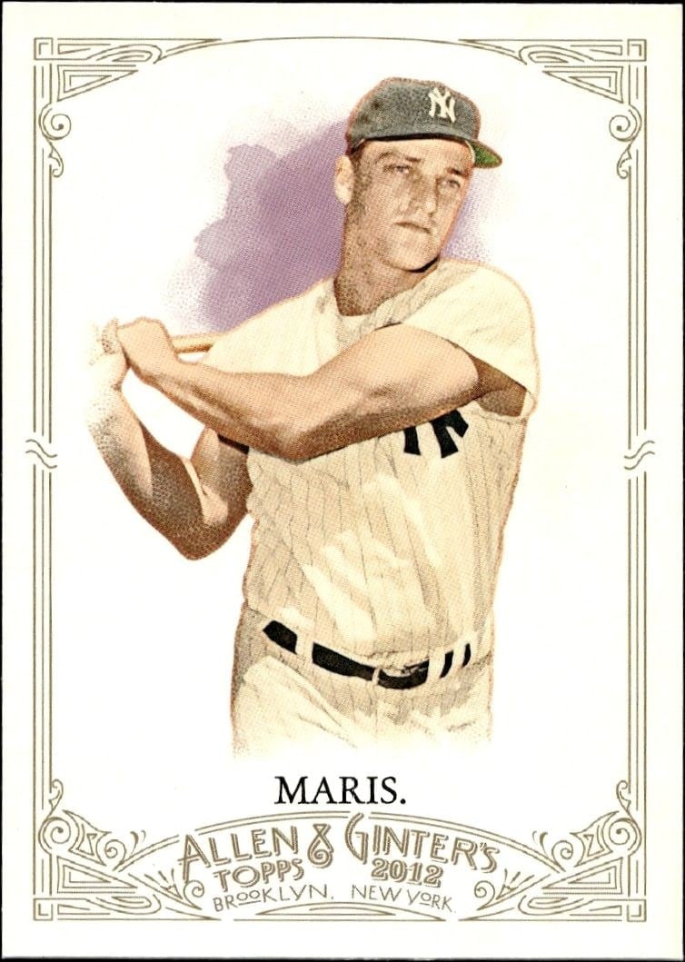 2012 Topps Allen & Ginter Roger Maris #225 trading card
