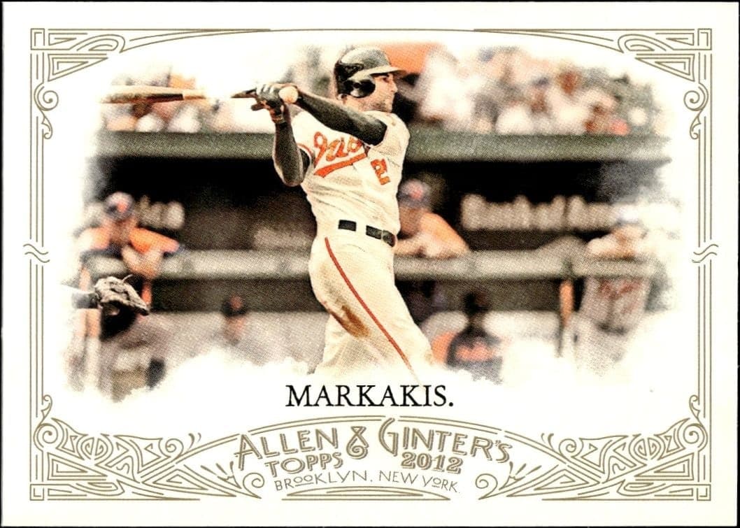 2012 Topps Allen & Ginter Nick Markakis #14 trading card