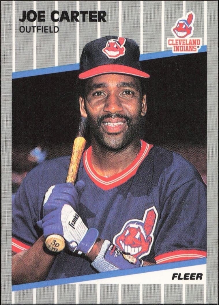 1989 Fleer Joe Carter #400 trading card