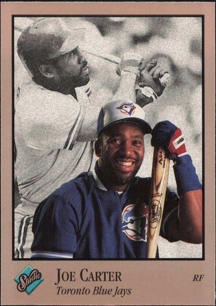 1992 Leaf Studio Joe Carter #254 trading card