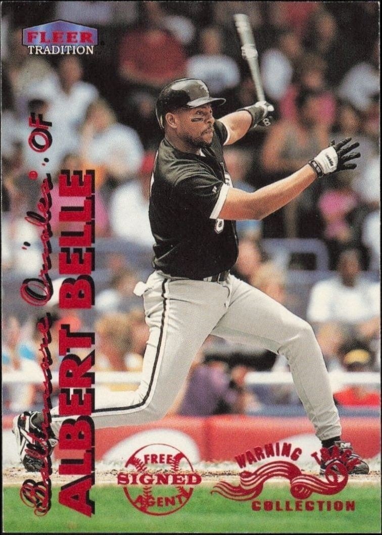 1999 Fleer Albert Belle #13W trading card