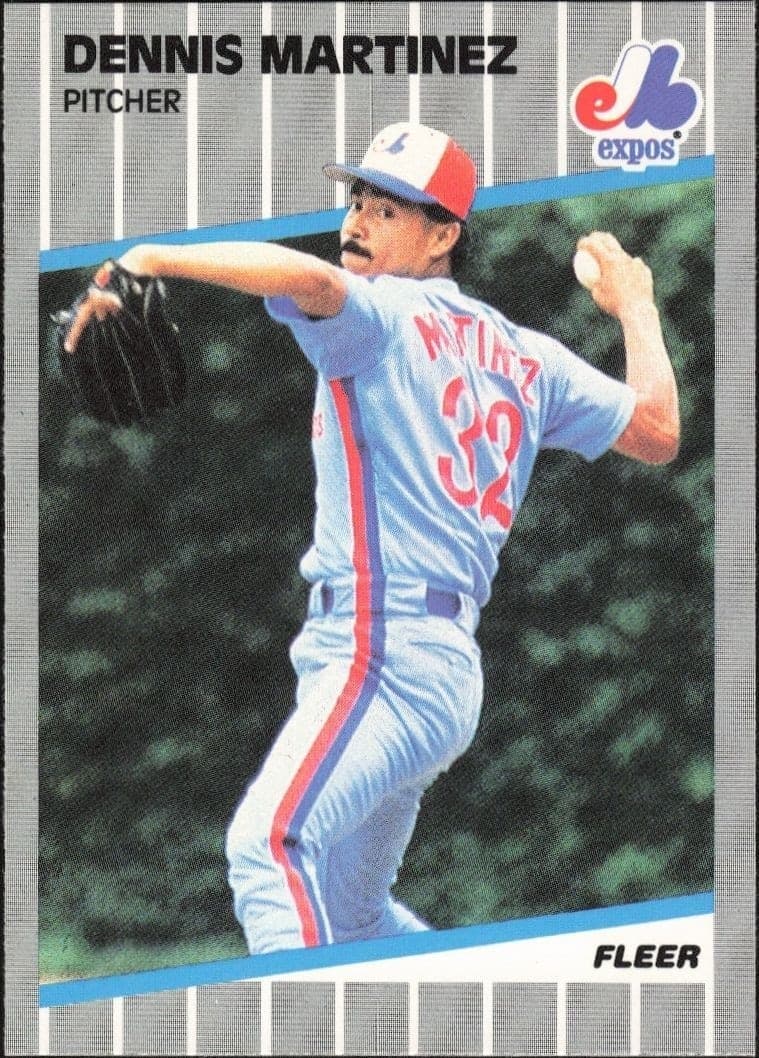 1989 Fleer Dennis Martinez #385 trading card